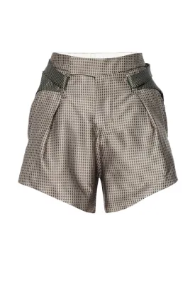 ARIANA Edgy Taffeta Shorts