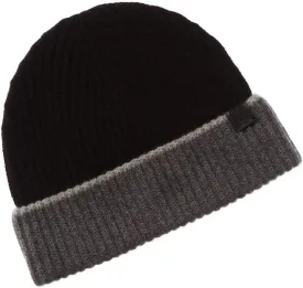 Bruno Magli 100% Italian Cashmere Hat for Men  Mens Knit Winter Beanie