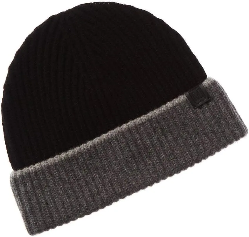 Bruno Magli 100% Italian Cashmere Hat for Men  Mens Knit Winter Beanie