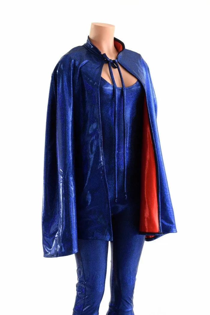 Cape & Flared Catsuit Set